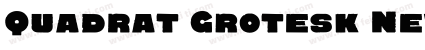 Quadrat Grotesk New W03 Black字体转换